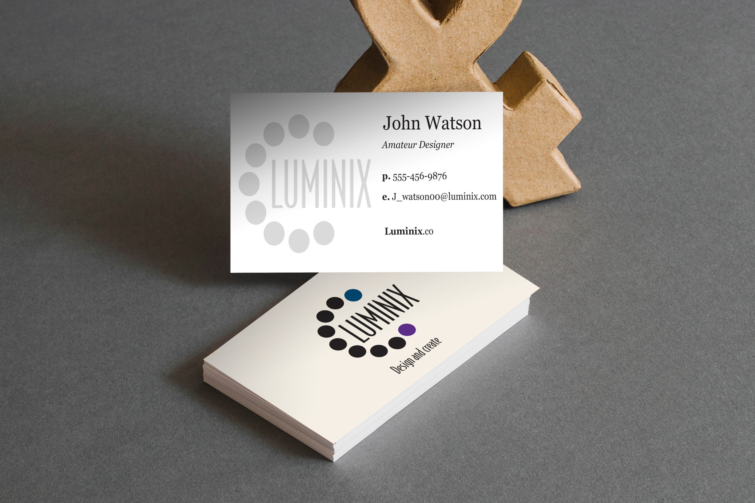 Luminix Business Cards